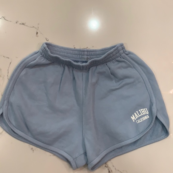 Brandy Melville Pants - Brandy Melville Light Blue Shorts